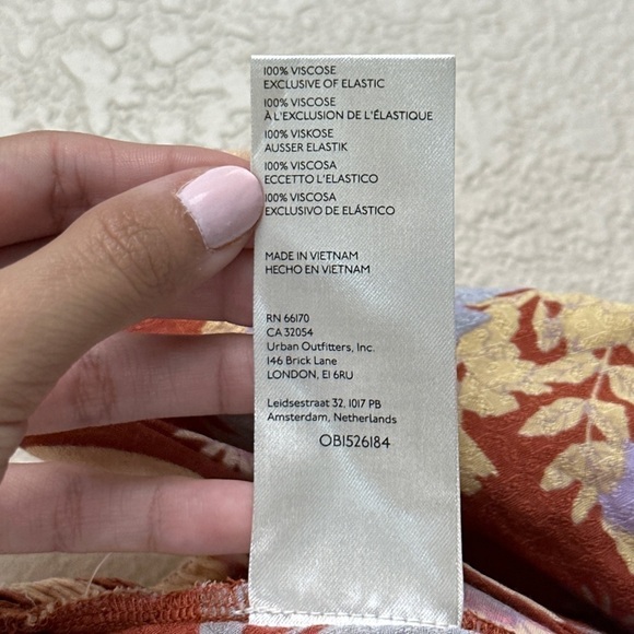 Free People Ava Floral Print Reversible Micro Top Size Small Women - Picture 10 of 12